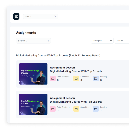Assignment Administration Dashboard