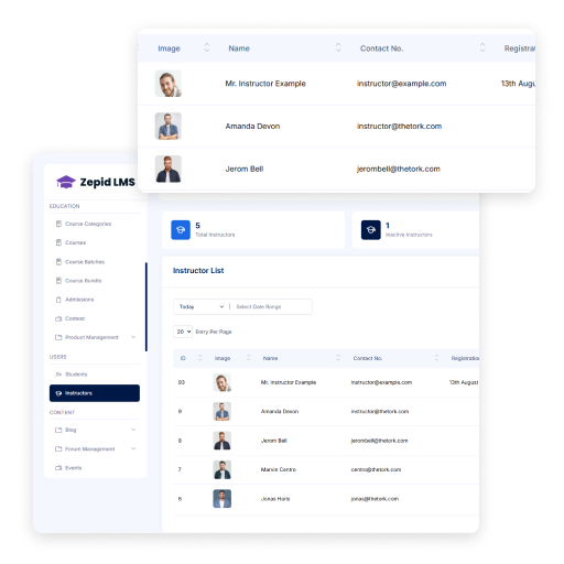 Instructor Course Management