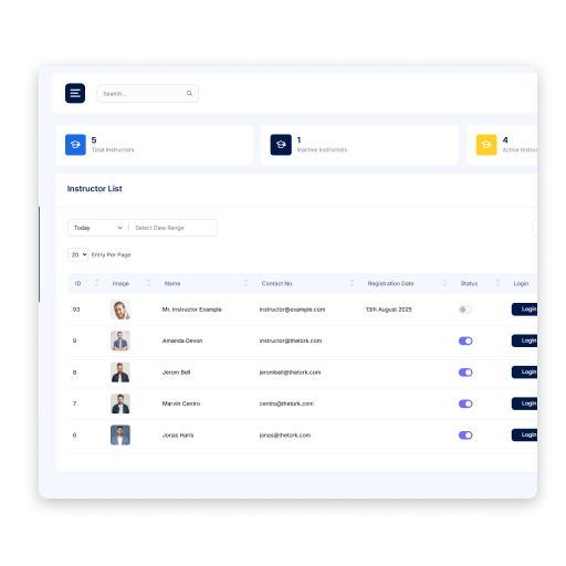 Instructor Dashboard