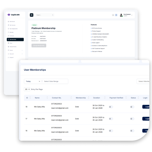 Subscription Dashboard